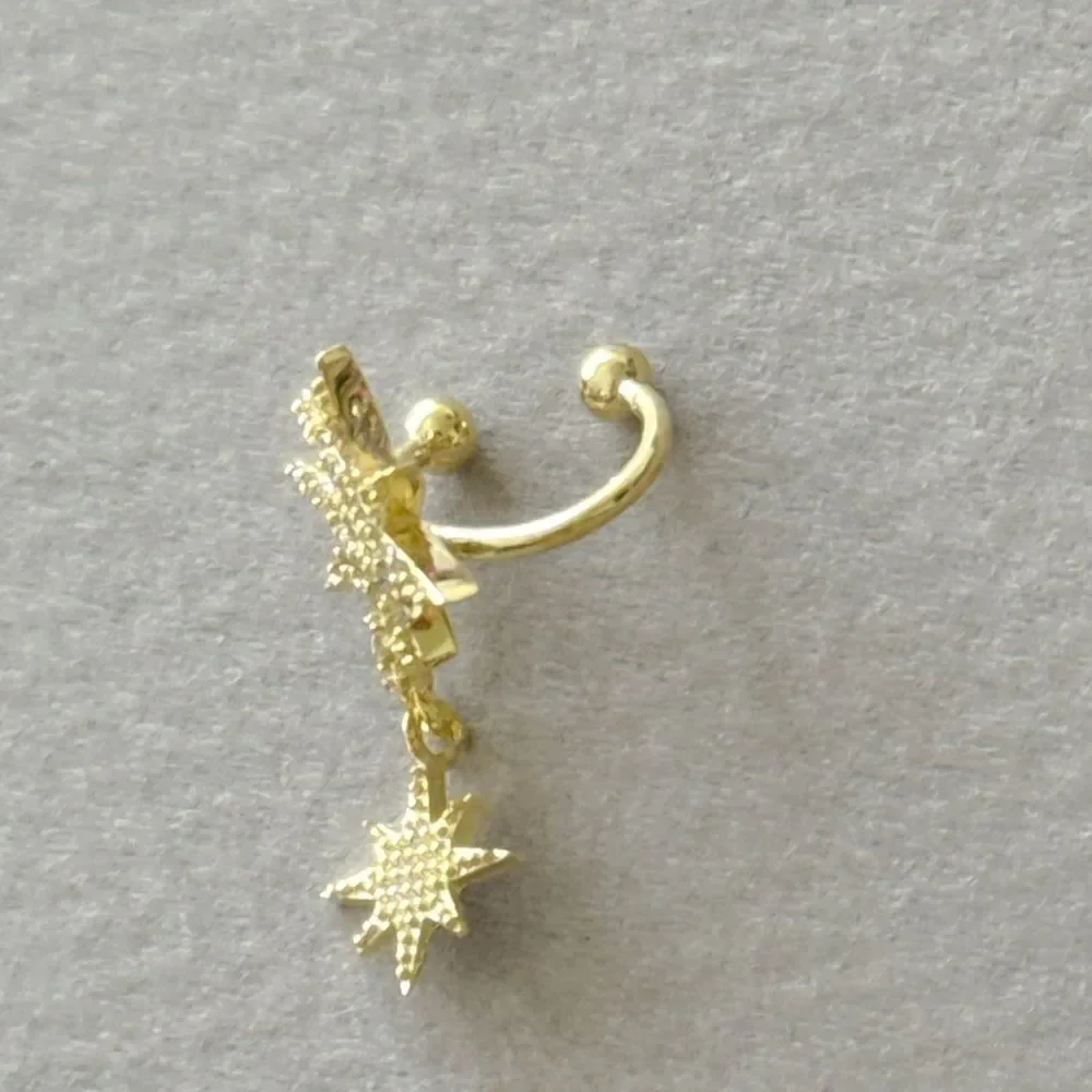 star cuff earrings A680